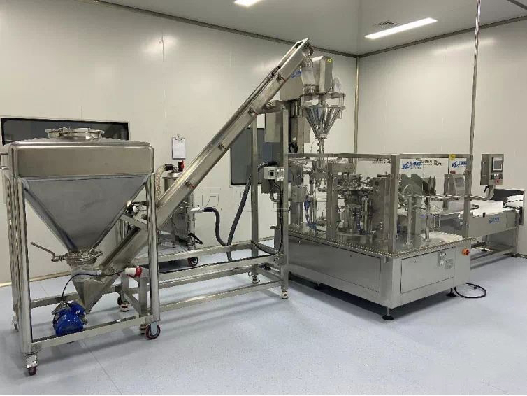蛋白質(zhì)包裝機(jī)客戶現(xiàn)場